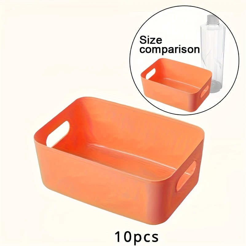 OrganiseerGemak - Set of 10 Wall Storage Boxes for Cosmetics and Snacks Bowlift