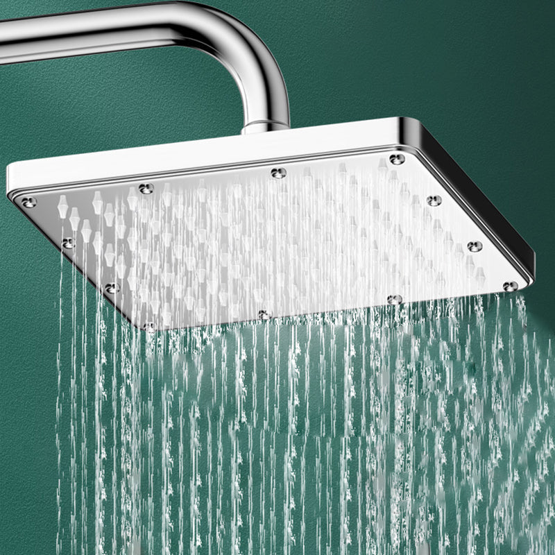 BowLift | Modern Showerhead Combination Double Showerhead Polished Stainless Steel Wall Mounted Showerhead
