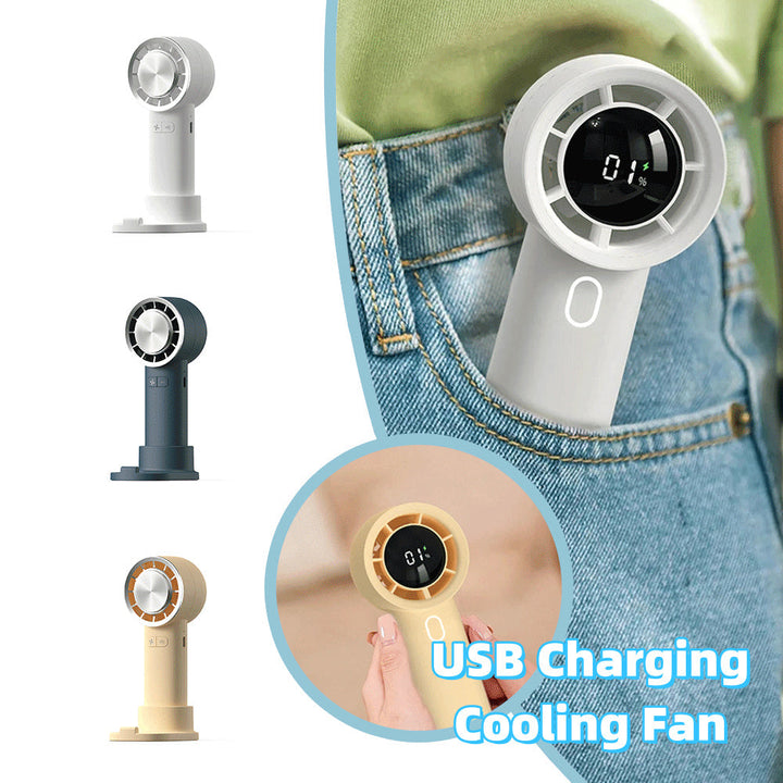 Rechargeable handheld fan. | Bowlift