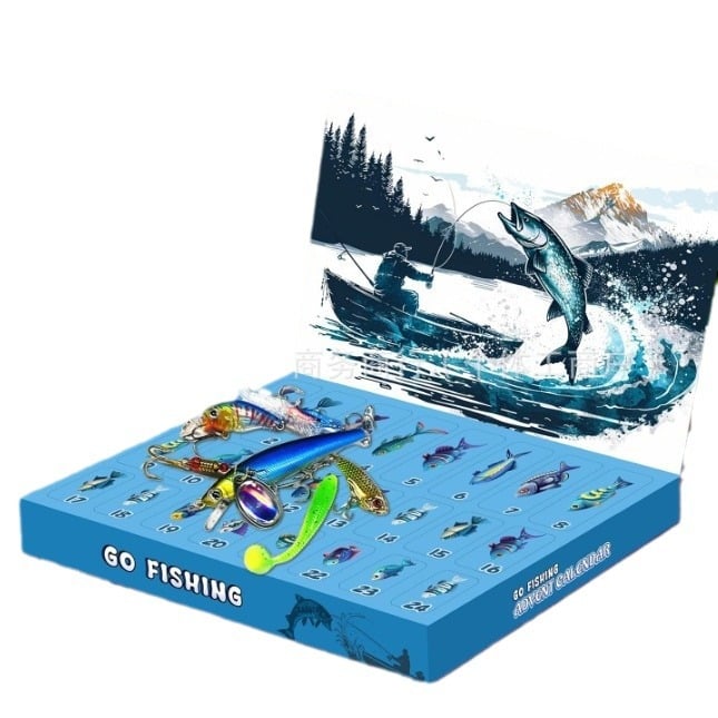 BowLift | 24 Days Christmas Countdown Fish Tackle Set