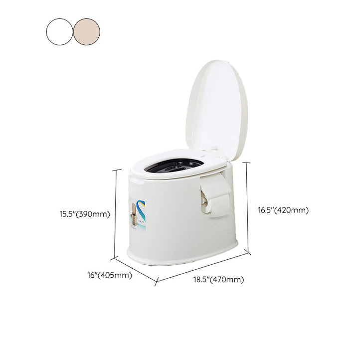 BowLift | Contemporary Plastic Urinal Stand Toilet with Seat for the Bathroom