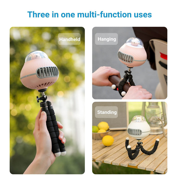 Safety Portable Bladeless Fan for Baby Strollers | Bowlift