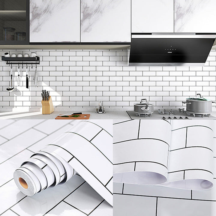 BowLift | Single panel wallpaper Contemporary kitchen peel and stick splashback
