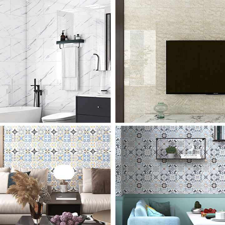 BowLift | Bathroom Mosaic Tile Marble Print Peel and Stick Backsplash Tile