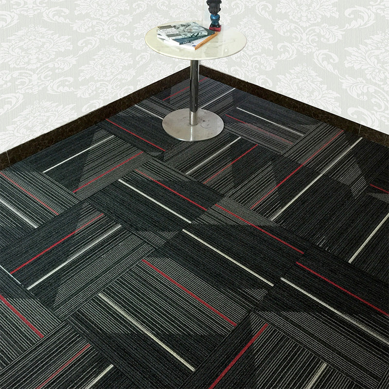 BowLift | Dark Color Level Loop Carpet Tile Non-Slip Self-Adhesive Indoor Office Carpet Tiles