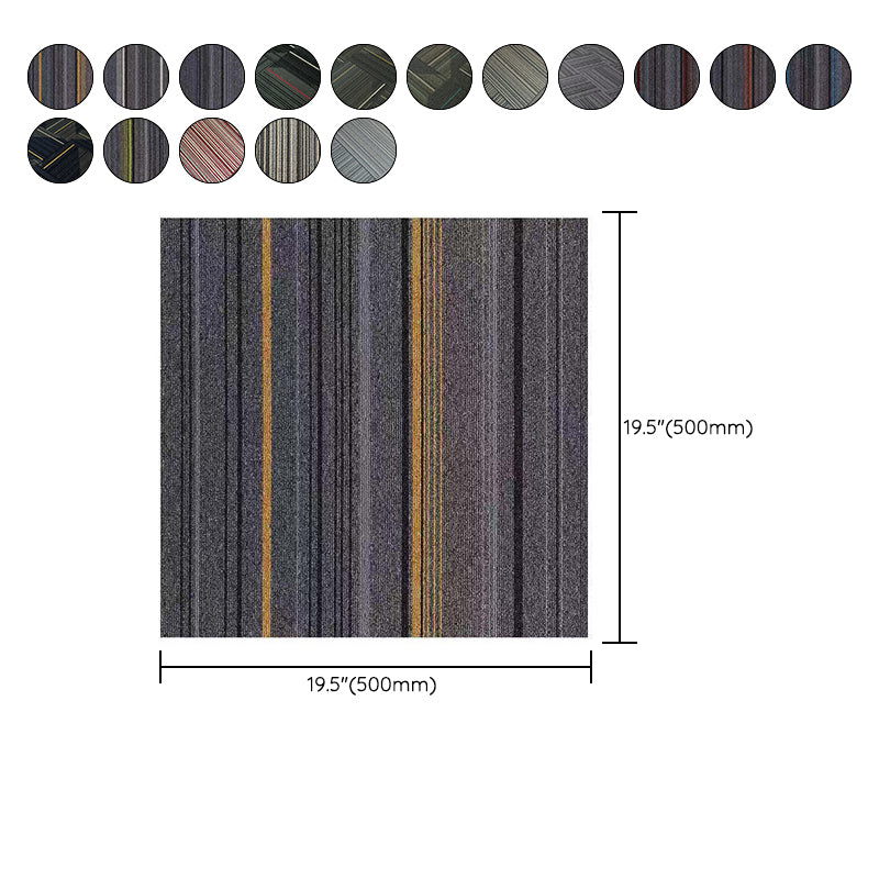 BowLift | Dark Color Level Loop Carpet Tile Non-Slip Self-Adhesive Indoor Office Carpet Tiles