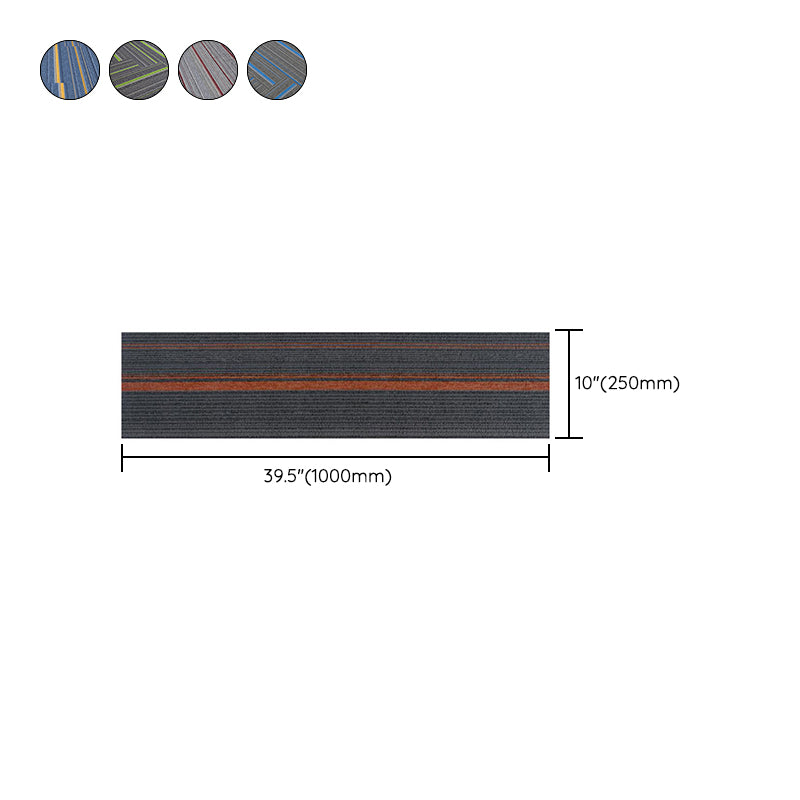 BowLift | Dark Color Level Loop Carpet Tile Non-Slip Self-Adhesive Indoor Office Carpet Tiles