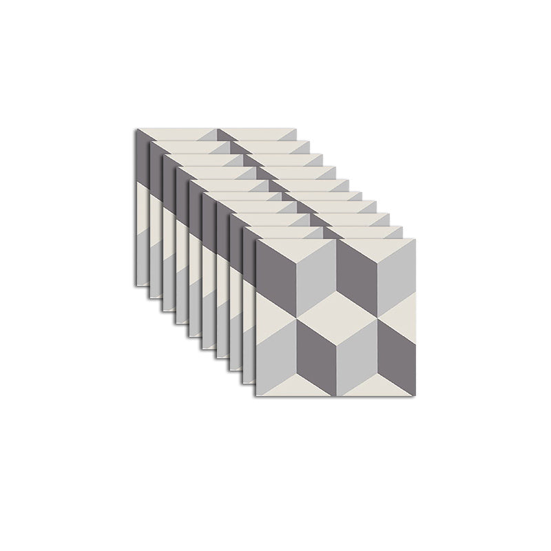 BowLift | Square Indoor Vinyl Floor Peel and Stick 3D Print Vinyl Floor