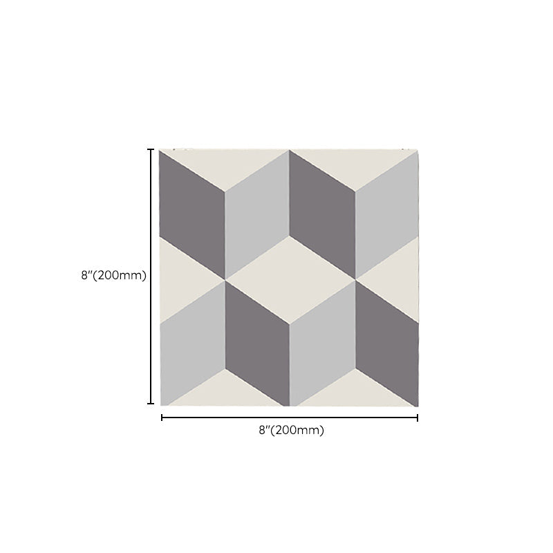 BowLift | Square Indoor Vinyl Floor Peel and Stick 3D Print Vinyl Floor