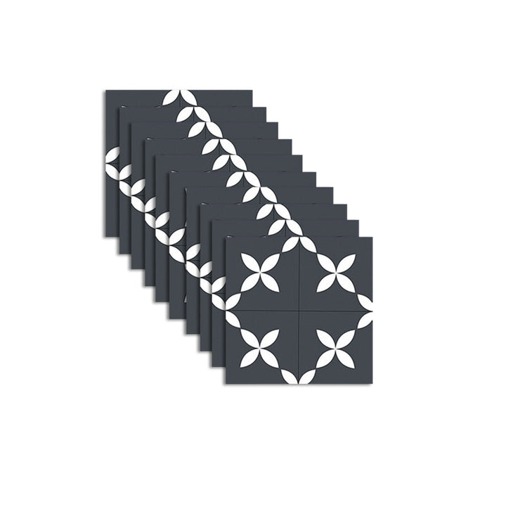 BowLift | Square Indoor Vinyl Flooring Peel and Stick Floral Print Waterproof Vinyl Flooring