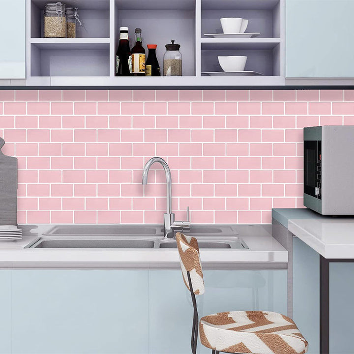 BowLift | Simple Peel & Stick Tile Scratch-Resistant Plastic Peel and Stick Subway Tile for Shower