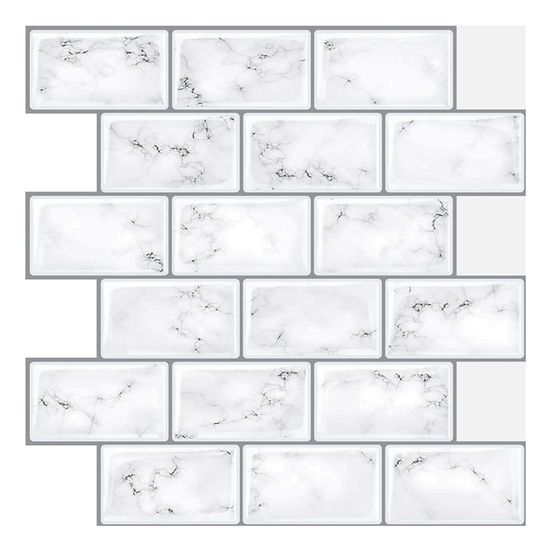 BowLift | Simple Peel & Stick Tile Scratch-Resistant Plastic Peel and Stick Subway Tile for Shower