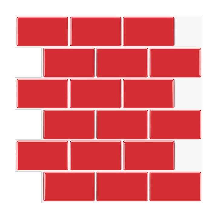 BowLift | Simple Peel & Stick Tile Scratch-Resistant Plastic Peel and Stick Subway Tile for Shower