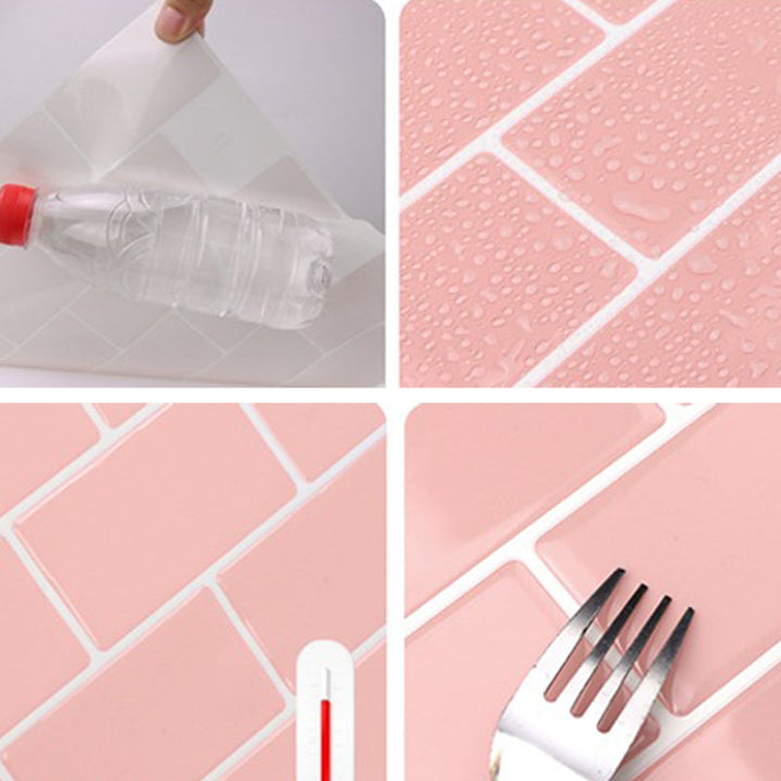 BowLift | Simple Peel & Stick Tile Scratch-Resistant Plastic Peel and Stick Subway Tile for Shower