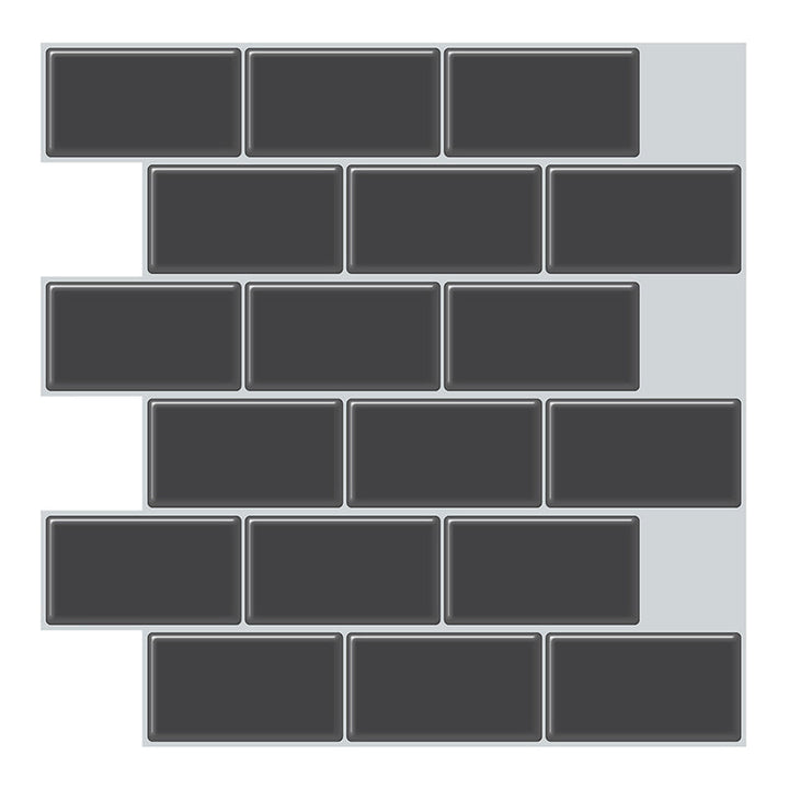BowLift | Simple Peel & Stick Tile Scratch-Resistant Plastic Peel and Stick Subway Tile for Shower