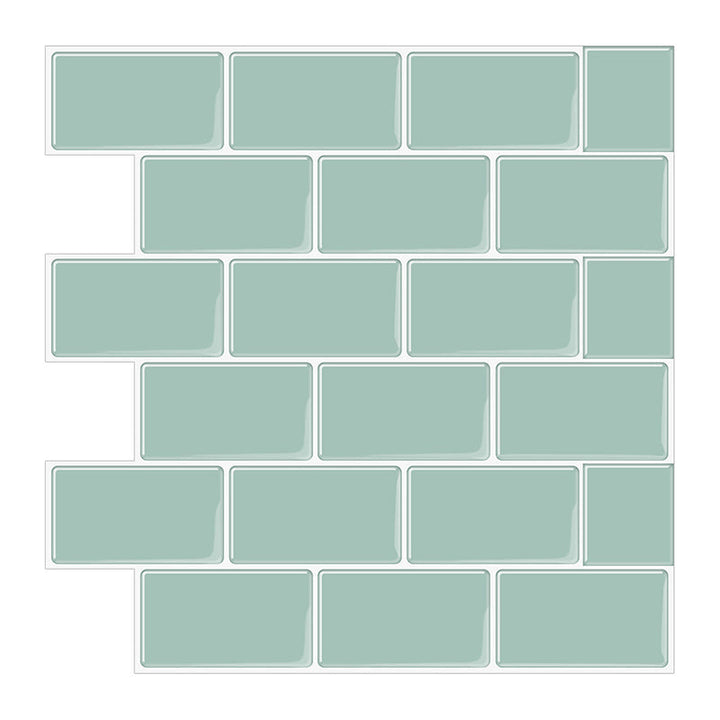 BowLift | Simple Peel & Stick Tile Scratch-Resistant Plastic Peel and Stick Subway Tile for Shower