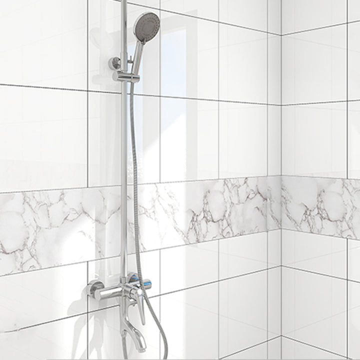 BowLift | Modern splash guard tile marble print splash guard tile for peeling and sticking for the bathroom