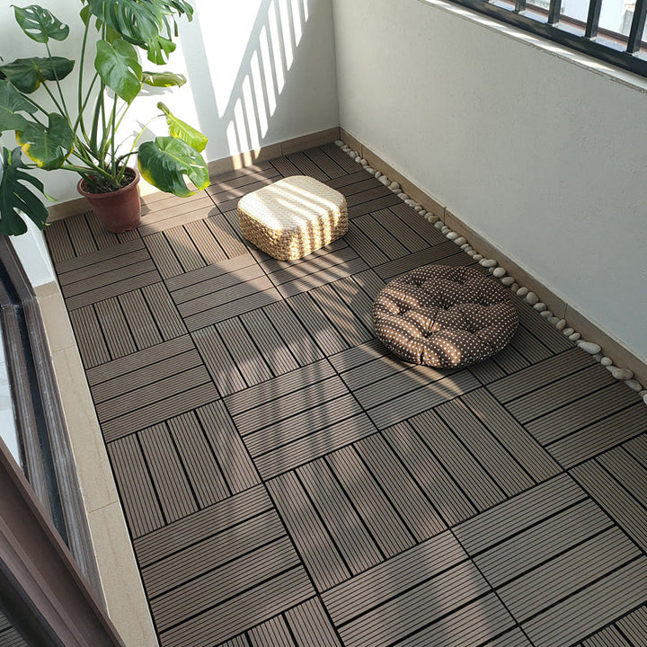 BowLift | Modern plastic wood laminate decking outdoors, mold-resistant laminate