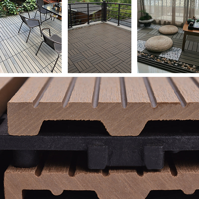 BowLift | Modern plastic wood laminate decking outdoors, mold-resistant laminate