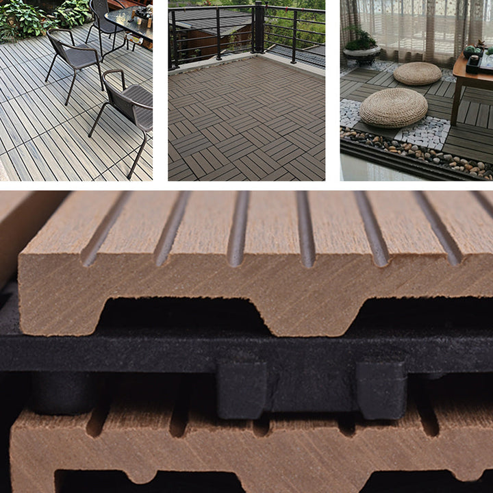 BowLift | Modern plastic wood laminate decking outdoors, mold-resistant laminate