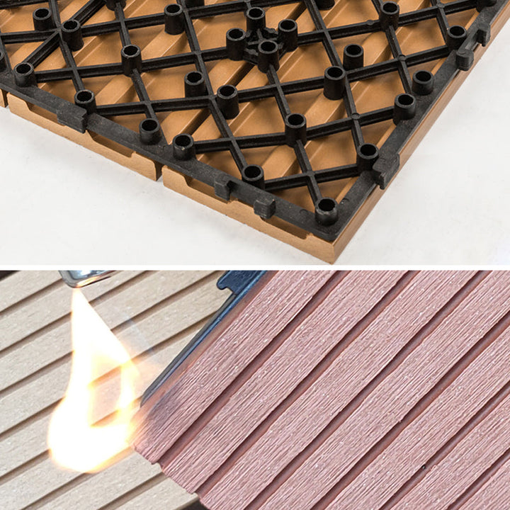BowLift | Modern plastic wood laminate decking outdoors, mold-resistant laminate