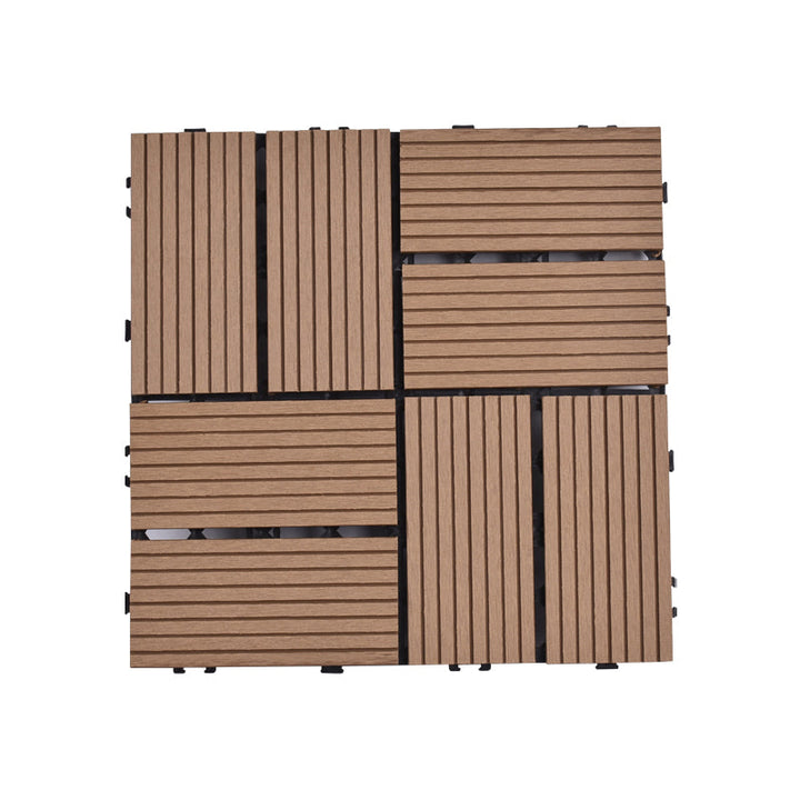 BowLift | Modern plastic wood laminate decking outdoors, mold-resistant laminate