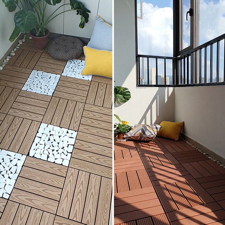 BowLift | Modern plastic wood laminate decking outdoors, mold-resistant laminate