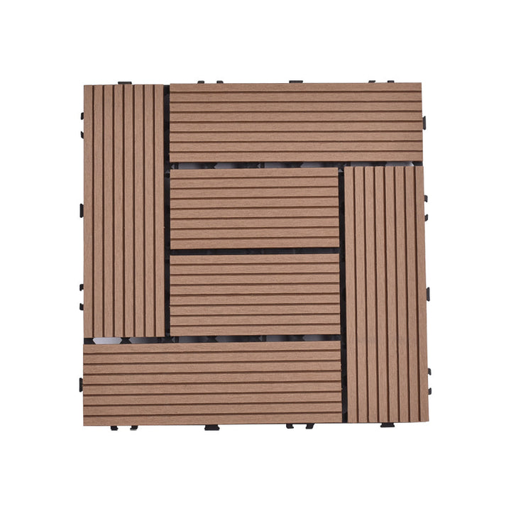 BowLift | Modern plastic wood laminate decking outdoors, mold-resistant laminate