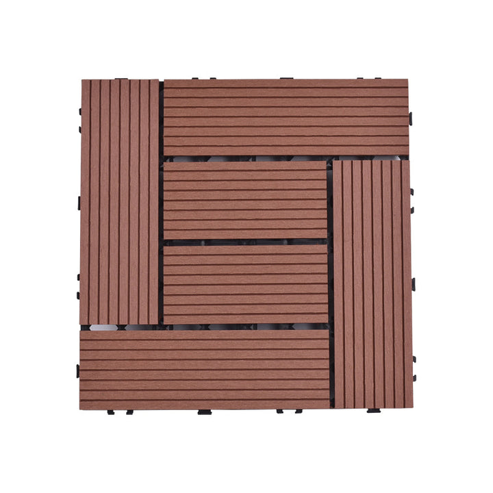 BowLift | Modern plastic wood laminate decking outdoors, mold-resistant laminate