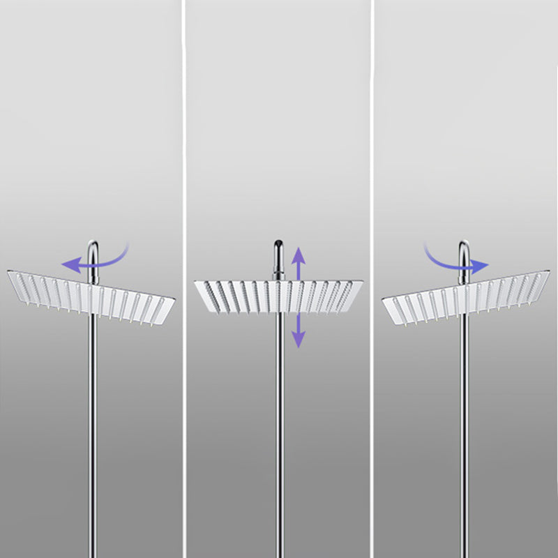 BowLift | Modern Showerhead Combination Double Showerhead Stainless Steel Wall Mounted Showerhead