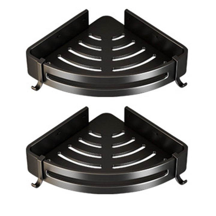BowLift | Matt Black 2-piece modern bathroom accessories as a single item or as a set with bath shelf