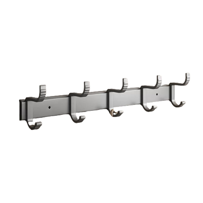 BowLift | Gray bathroom accessories as a single piece or as a set with towel holder/bathroom shelf/robe hooks