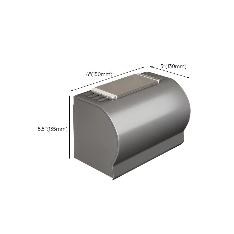 BowLift | Gray bathroom accessories as a single piece or as a set with towel holder/bathroom shelf/robe hooks