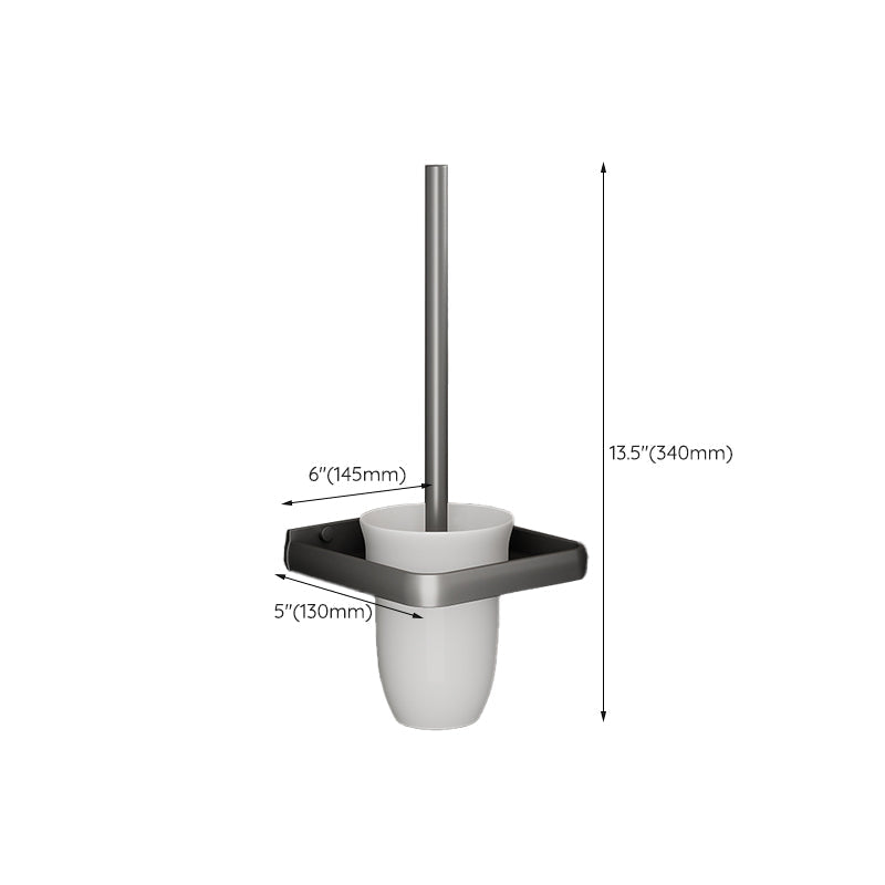 BowLift | Gray bathroom accessories as a single piece or as a set with towel holder/bathroom shelf/robe hooks