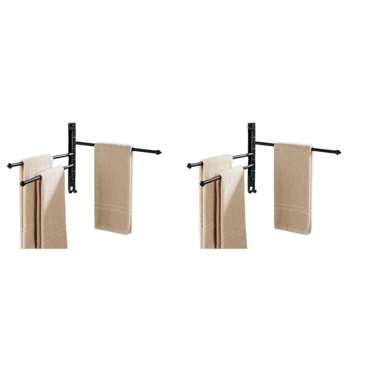 BowLift | 2-piece towel bar made of stainless steel Modern 13.6" B bathroom accessory set