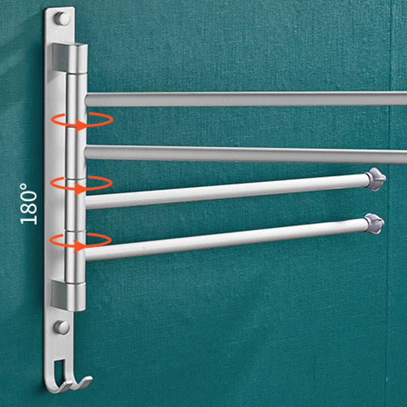 BowLift | 2-piece towel bar made of stainless steel Modern 13.6" B bathroom accessory set