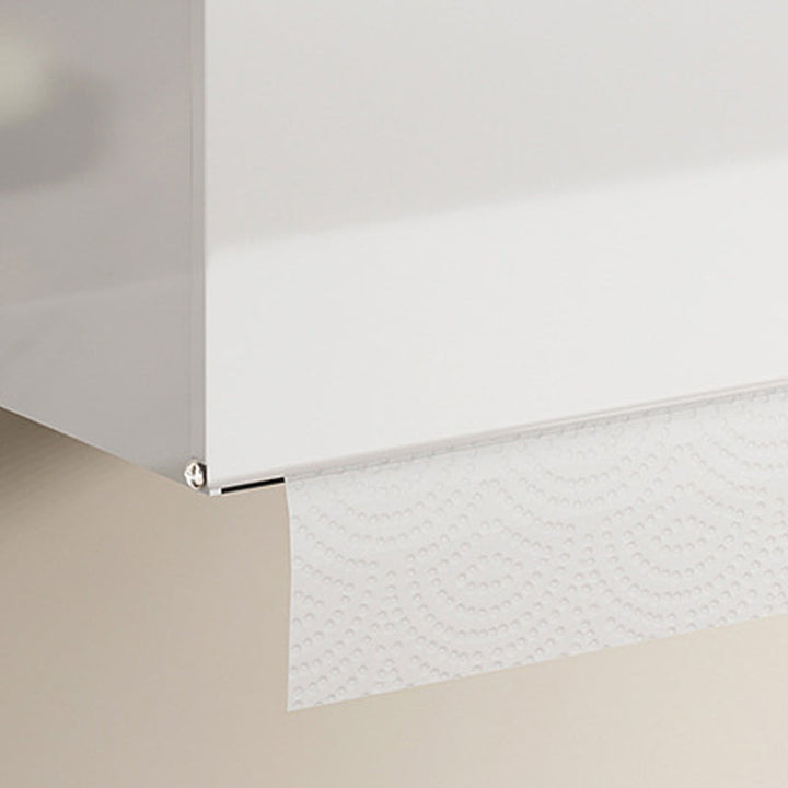 BowLift | White Bathroom Accessory Set Contemporary Aluminum Bathroom Accessory Kit with Towel Holder