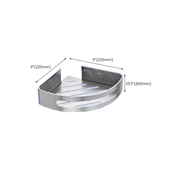 BowLift | Contemporary bathroom accessory set made of aluminum with towel holder/bath shelf