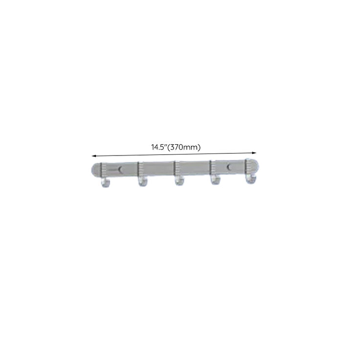 BowLift | Contemporary bathroom accessory set made of aluminum with towel holder/bath shelf