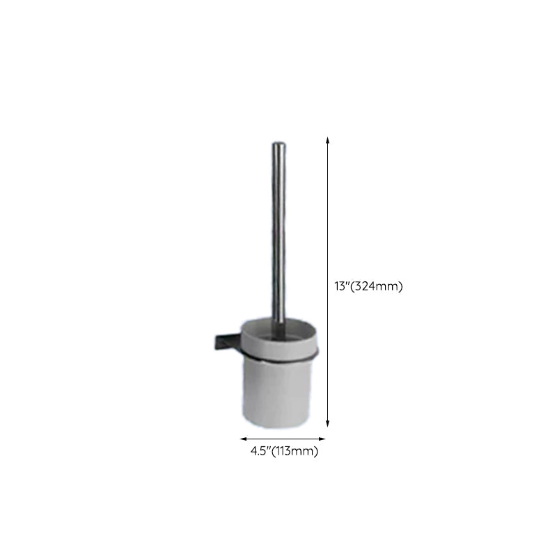 BowLift | Contemporary bathroom accessory set made of aluminum with towel holder/bath shelf