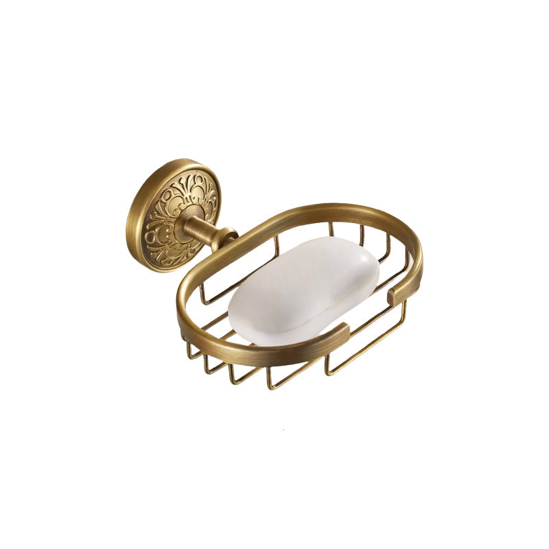 BowLift | Traditional Bathroom Accessory Set Gold Paper Holder Bathroom Set