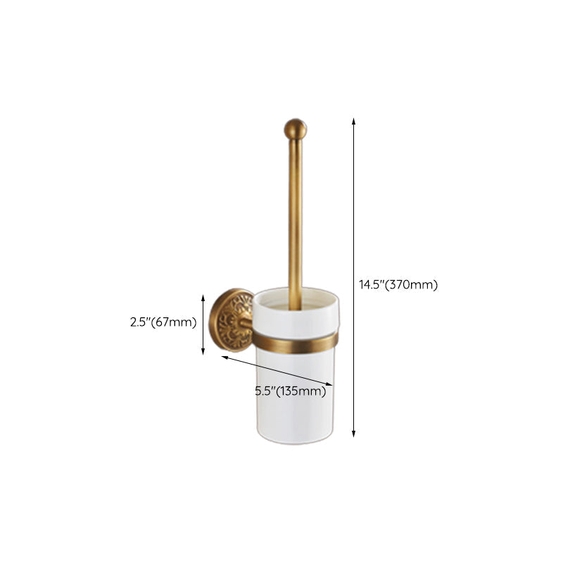 BowLift | Traditional Bathroom Accessory Set Gold Paper Holder Bathroom Set