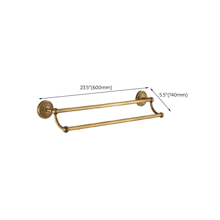BowLift | Traditional Bathroom Accessory Set Gold Paper Holder Bathroom Set