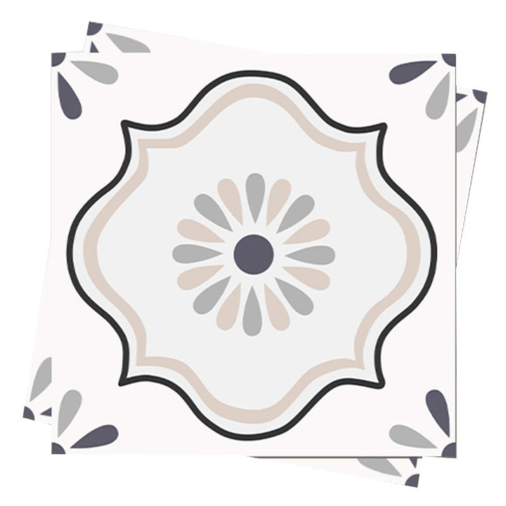BowLift | Square Indoor Vinyl Flooring Self-adhesive Flower Pattern Waterproof Vinyl Flooring