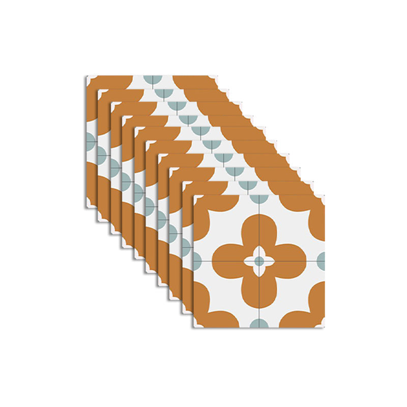 BowLift | Square Inner Layer Vinyl Flooring Flower Pattern Peel and Stick Waterproof Vinyl Flooring