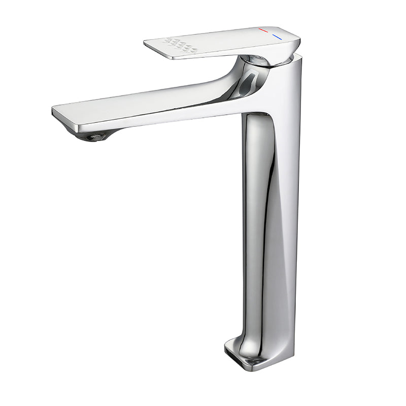 BowLift | Modern Vessel Sink Faucet Copper Lever Handle Low Arc Vessel Faucet for the Bathroom