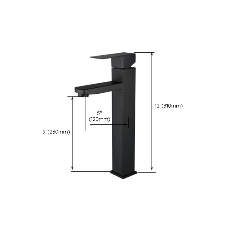 BowLift | Modern Sink Faucet Centerset Bathroom Sink Faucet in Black