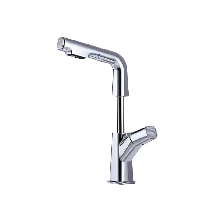 BowLift | Modern Centerset Bathroom Faucet Solid Color Copper Sink Faucet