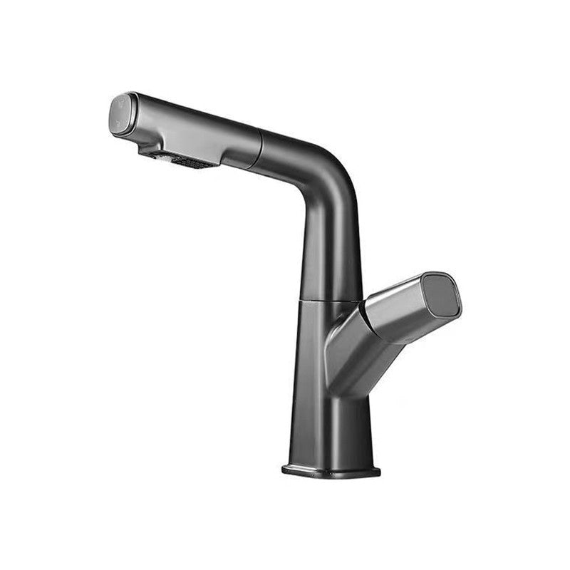 BowLift | Modern Centerset Bathroom Faucet Solid Color Copper Sink Faucet