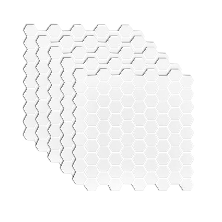 BowLift | Square Peel and Stick PVC Tile 12" x 12" Peel and Stick Mosaic Tile 5-Pack